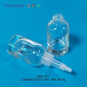 Flacon compte-gouttes en verre biodégradable de 30 g pour sérum capillaire, flacon en verre de 30 ml pour lotion, luxe - Product Image 4