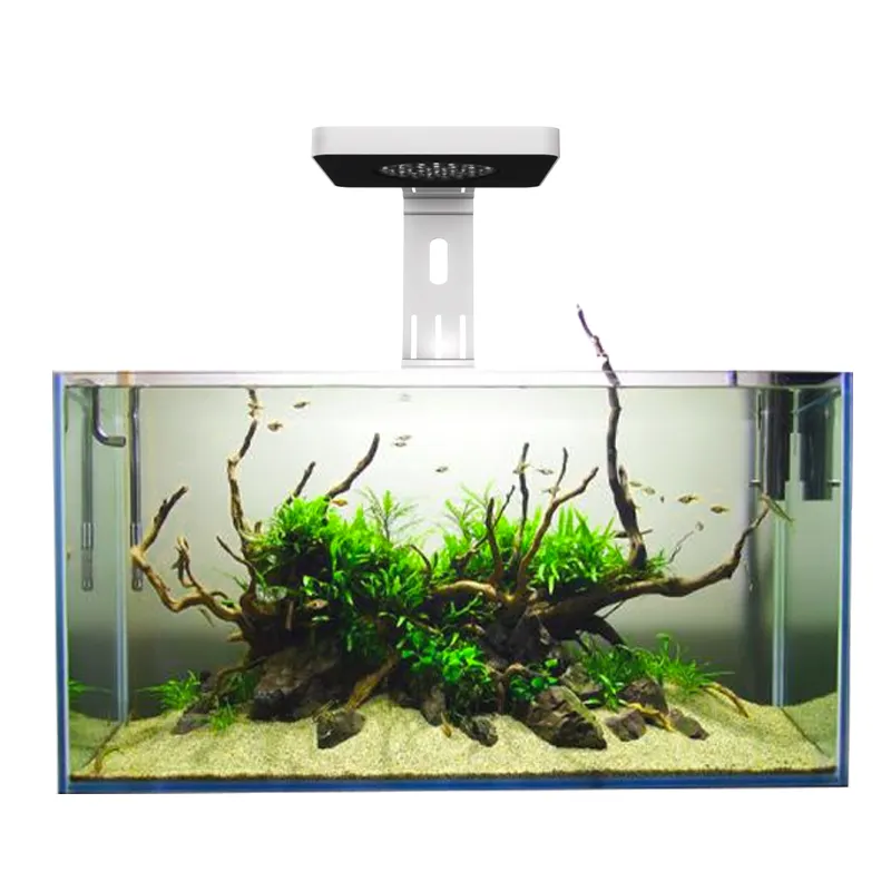 MICMOL Aqua Pro 120W WRGB LED lumière d'aquarium contrôle intelligent lumière à spectre complet pour réservoir d'eau salée d'eau douce