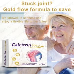 Groothandel Oem Calcitrine Goud Voedingssupplement Combineert Calcium, <span class=keywords><strong>Glucosamine</strong></span>, Chondroïtine, Vitamine <span class=keywords><strong>D</strong></span> Voor Bot-En Gewrichtsondersteuning - Product Image 4