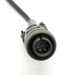 Arnés de cableado personalizado Conector de cable Mil Conectores impermeables de junta de cable de alambre circular