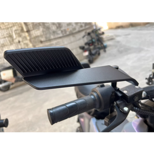 Nouveau style RSP Rétroviseur latéral <span class=keywords><strong>de</strong></span> <span class=keywords><strong>guidon</strong></span> pour <span class=keywords><strong>moto</strong></span> et scooter, en alliage d'aluminium, design plat, grand champ <span class=keywords><strong>de</strong></span> vision, type aile - Product Image 4
