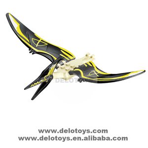 De construcción de plástico ladrillos Pterosaurio con patrón de el Jurásico dinosaurio serie bloque de juguetes para los niños (DE236D) - Product Image 4