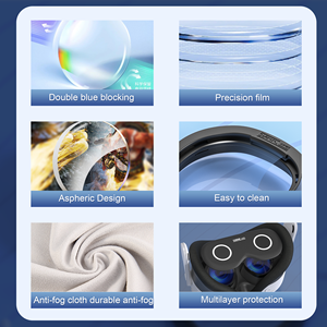 Protectores de <span class=keywords><strong>Lentes</strong></span> de Alta Definición Resistentes a los Arañazos y con Bloqueo de Luz Azul para <span class=keywords><strong>Oculus</strong></span> Quest 2 y para Meta Quest 3s (ABS y Resina) - Product Image 4