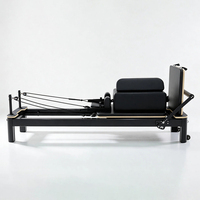 Reformer en aluminium noir, prix usine, équipement de Pilates en alliage pour entraînement de yoga à domicile, machine de Pilates Reformer en aluminium blanc