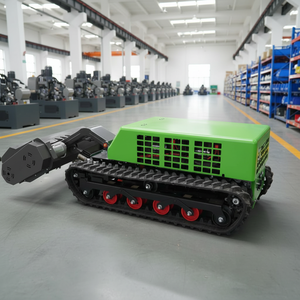 Industrial <b>Battery</b> Powered Tracked Lawn Mower | Remote Control Crawler Grass Cutter with 8H Runtime - Product Image 1