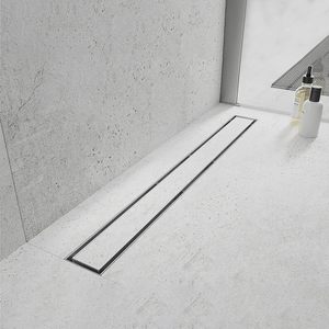 Sortie inférieure OEM de haute qualité <span class=keywords><strong>Drain</strong></span> <span class=keywords><strong>vertical</strong></span> préfabriqué en acier inoxydable 304 <span class=keywords><strong>Drain</strong></span> de douche invisible <span class=keywords><strong>Drain</strong></span> de sol linéaire de douche - Product Image 4