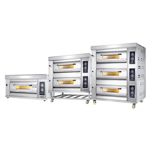 Horno de una sola capa de gran capacidad, panadería industrial comercial, horno eléctrico para hornear pan y <span class=keywords><strong>pizza</strong></span> - Product Image 2