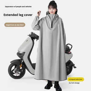 Impermeable de Cuerpo Entero con Capucha para <span class=keywords><strong>Mujer</strong></span>, de Tela Oxford Resistente a la Intemperie, para Vehículos Eléctricos, Bicicletas, Scooters, Ropa de Turismo al Aire Libre para Adultos - Product Image 1