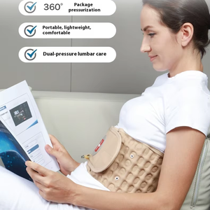Ceinture de traction lombaire gonflable réglable unisexe pour adulte, attelle de décompression à air, soulagement des douleurs dorsales, correcteur de posture - Product Image 6