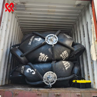 Defensas Neumáticas de Caucho Natural de Alto Rendimiento Xincheng Negras de 4500x9000MM para Embarcaciones, Garantía de 2 Años, Vida Útil de 10-15 Años
