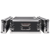 Boîtier amplificateur 3U Boîtier aviation 6U Équipement audio en alliage d'aluminium monocouche standard sans porte-roue