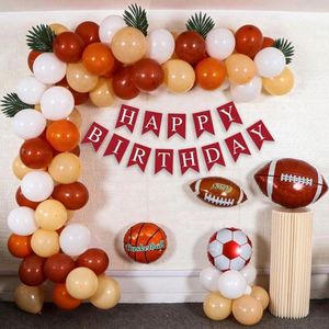 Wholesale 10 Inch Round Latex <b>Balloons</b> Football Basketball Foil <b>Balloons</b> for Birthday Parties Promotional Party <b>Decorations</b> - Product Image 4