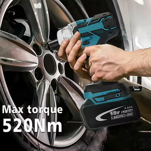 Atornillador Eléctrico Profesional Inalámbrico Sin Escobillas <span class=keywords><strong>de</strong></span> 1/2 Pulgada Compatible con Batería <span class=keywords><strong>de</strong></span> 18v, <span class=keywords><strong>Llave</strong></span> <span class=keywords><strong>de</strong></span> <span class=keywords><strong>Impacto</strong></span> Eléctrica - Product Image 6