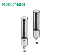 ONN Factory Made M4G 3 Color Warning Light RYGBW with Bulletproof Grade PC Cover Indicator Light Tower AC/DC with Buzzer 85db