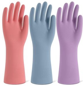 Gants de nettoyage ménager en latex Nettoyage de cuisine Gants durables imperméables - Product Image 1