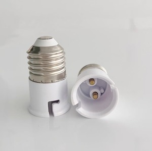 Adaptador de portalámparas de rosca B22 E27 a E14 E27, convertidor de 40 E27 a E27 de inserción, conector de longitud extendida, latón, 6A - Product Image 3