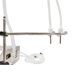 เครื่องบรรจุของเหลวแบบกึ่งอัตโนมัติ ยี่ห้อ Yunqingtech 2 หัวฉีด สำหรับเครื่องดื่มแอลกอฮอล์ น้ำผลไม้ น้ำแร่ สเปรย์ฉีดผม ซอส สบู่ ครีม แชมพู - Product Image 3