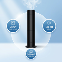 Diffuseur d'arômes électrique sans eau en aluminium, sur pied ou de table, pour aromathérapie, à deux liquides, pour la maison et le bureau, vente en gros