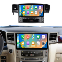Écran Foforfor de 12,5 pouces pour LEXUS LX570 2008-2015, système Android, 4G WiFi, DSP OEM, GPS, Apple CarPlay sans fil, lecteur DVD de voiture