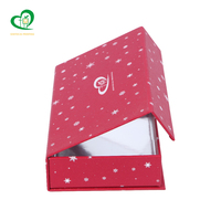 Boîtes de rangement magnétiques imperméables personnalisées avec logo de Noël, impression UV sur le dessus, pour bijoux, soins de la peau et chaussures
