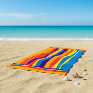Toalla de Playa Yabee Personalizada al por Mayor, de Secado Rápido, Antiarena, para Todas las Estaciones, con Etiqueta Privada, Microfibra Moderna con Características Antimicrobianas - Product Image 4