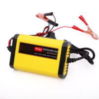 Charger Baterai Motor 12V 2A 3A 5A 6A Ekspor Pabrik Dengan Layar LCD Mode Perbaikan Pulsa Charger Pintar