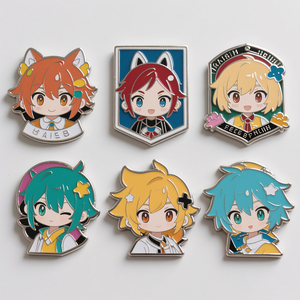 Broches élégantes en métal émaillé double face pour récompenses de club de luxe - Product Image 4