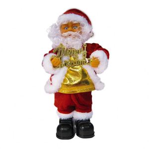 Figura Decorativa Navideña de Santa Claus Animado y Musical, 30 cm, Plástico, Arte Moderno, Única, Regalo, Muñeco de Nieve - Product Image 6