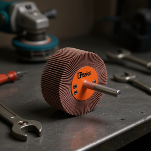 Ttake Abrasive Cloth Flap <b>Wheel</b> 60x20 Mm 240 Grit 6 Mm Shaft For <b>Grinding</b> - Product Image 3