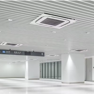 Unité de ventilation à cassette quatre sorties d'air, système split de refroidissement et de chauffage, faible bruit, réfrigérant R-32 pour compresseur - Product Image 2