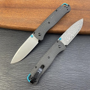 Cuchillo Plegable BM535 Bugout E233 de Acero de Damasco con Mango de Fibra de Carbono, para Defensa Personal, Uso Diario, Camping y Bricolaje - Product Image 5