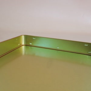 Boîte en métal carrée personnalisée en forme de paon doré, neuve, pour le thé Pu'er, boîte de rangement pour thé vert - Product Image 5