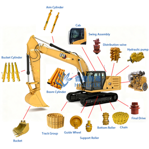 LUYUE Pièces d'excavatrice MSF-180VP-6000 Engrenage de translation final pour Sany SY335 SY365, Ensemble moteur de translation - Product Image 4