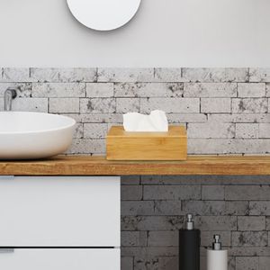 Couvercle de boîte à mouchoirs en bambou Boîte à mouchoirs en papier Distributeur de mouchoirs rectangulaire pour le visage - Product Image 5