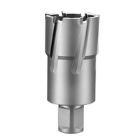 Foret annulaire magnétique SUNJOY 2 pouces en carbure de tungstène TCT, queue Weldon, pour perçage de l'acier, sable blanc