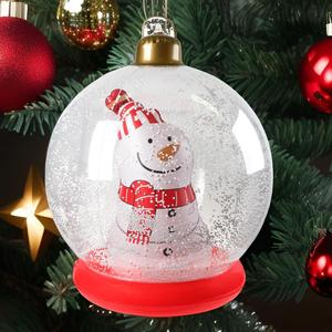Giant <strong>Xmas</strong> Ball <strong>Decorations</strong> Outdoor <strong>Inflatables</strong> Christmas PVC Decorated Ball with LED Light for Yard Lawn Tree Porch Pool - Product Image 4