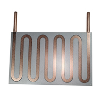 Plaque de refroidissement liquide en aluminium pour grandes machines, plaque de refroidissement à eau personnalisée