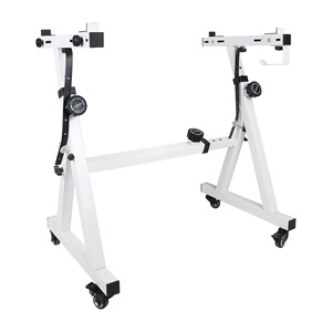 Support de <span class=keywords><strong>clavier</strong></span> de piano robuste portable Roues universelles réglables numériques en forme de Z pour instruments de musique à 54 touches et 88 touches - Product Image 4