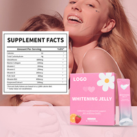 Gelée Éclaircissante Personnalisée Collagène Glutathion Supplément OEM ODM Marque Privée Vrac