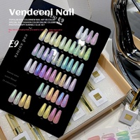 Nouveau Gel UV 2025 Effet Coquillage Perlé, Nacre Aurore, Paillettes Fines, Soie et Satin, Bouteille LED, Tendance Internet Vandeeni