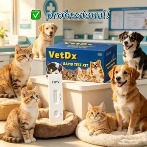 Kit <span class=keywords><strong>de</strong></span> test rapide FIPV pour chats, usage domestique, meilleur test vétérinaire, équipement <span class=keywords><strong>de</strong></span> diagnostic vétérinaire - Product Image 1