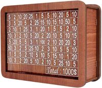 Tirelire en bois créative pour enfants, tirelire réutilisable en forme de cochon, boîte de rangement rétro pour pièces de monnaie et espèces
