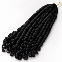 4B 4C Pissy Curly Federhaarverlängerungen Italienisches Keratin-Locken-Haarsystem Ohne Hitzeanwendung für 4C Haar Großhandel Fabrik