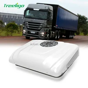 Hoge Koeling 12V Airconditioner Caravan Dak Bus Kraan Tractor Parking Rv Elektrische Vrachtwagen Auto Camper Airco