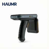 HAUMR Lector y Grabador de Tarjetas RFID UHF de Largo Alcance, Dispositivo Inalámbrico Portátil de Recopilación de Datos PDA para Inventario en Comercios y Logística
