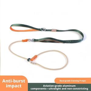 Correa <span class=keywords><strong>de</strong></span> Adiestramiento Antitirones para <span class=keywords><strong>Perros</strong></span>, Cuerda <span class=keywords><strong>de</strong></span> Paseo Ajustable, Collar Deslizante con Cadena <span class=keywords><strong>de</strong></span> Tracción para <span class=keywords><strong>Perros</strong></span> Medianos y Grandes - Product Image 2