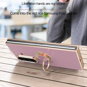 Funda de teléfono de TPU suave chapado en oro brillante para <span class=keywords><strong>Samsung</strong></span> <span class=keywords><strong>Galaxy</strong></span> <span class=keywords><strong>Z</strong></span> Fold 7 <span class=keywords><strong>Flip</strong></span> 6 5 4 <span class=keywords><strong>3</strong></span> - Product Image 3