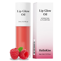 Huile à lèvres hydratante, waterproof, longue tenue, non collante, gloss à lèvres, teinte à lèvres, rouge à lèvres aromatisé aux fruits, taille standard, certifié