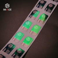 Autocollant hologramme personnalisé de haute sécurité pour accessoires électroniques, changement de couleur par Diffraction optique