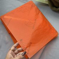 Papier de soie personnalisé avec logo imprimé en couleur, 17g/22g/30g, pour vêtements/bijoux/chaussures